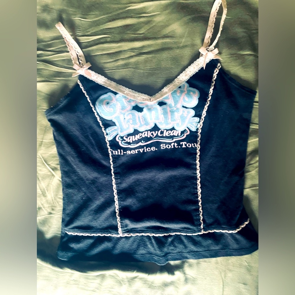Y2K Coquette Tank in Cami Style